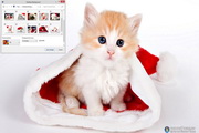 Cute Santa Claus Windows 7 Theme