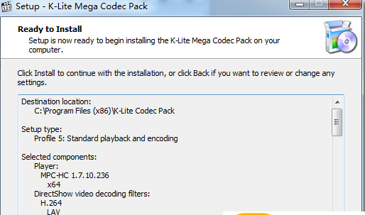 K-Lite Codec Pack 17.7.3 instal the new version for apple