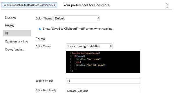 boostnote nested checkboxes