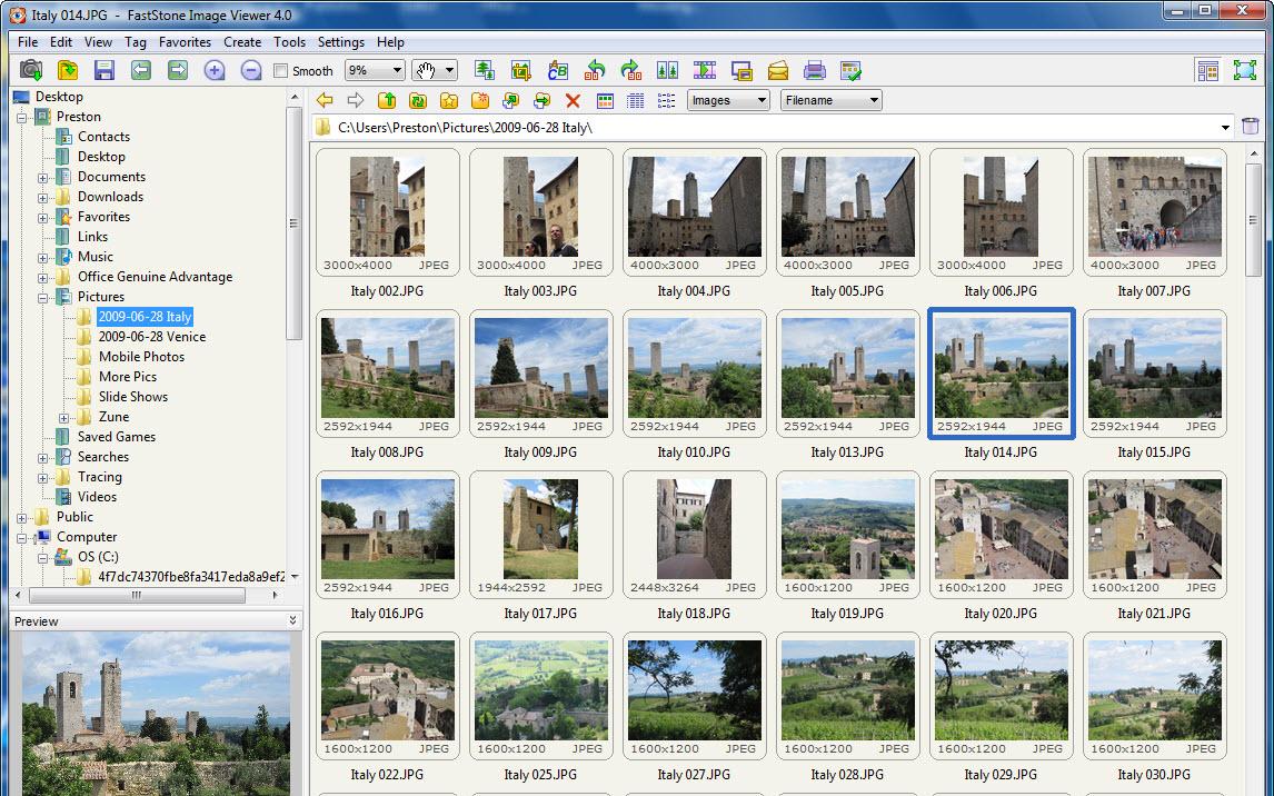 instaling FastStone Image Viewer 7.8