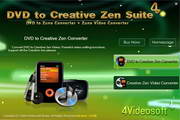 4Videosoft DVD to Creative Zen Suite