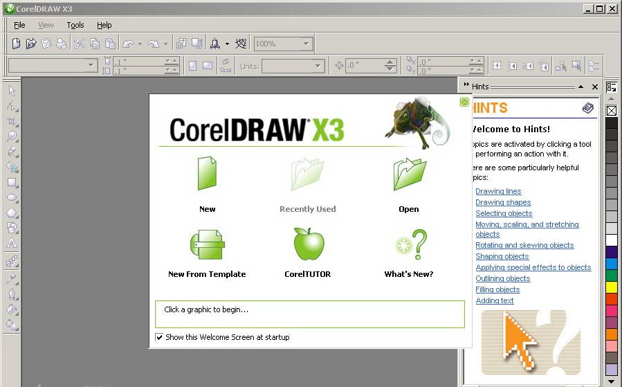 coreldraw X3